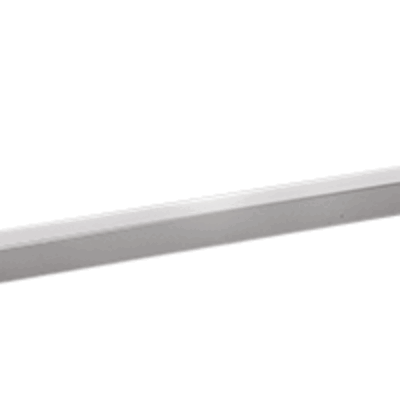 CRL SQ24CH Polished Chrome “SQ” Series 24″ Square Tubing Mitered Corner Single-Sided Towel Bar