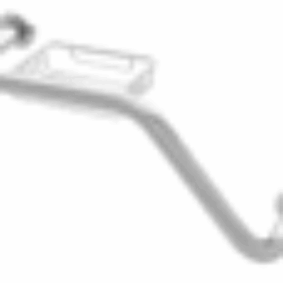 CRL GB535CH Polished Chrome 20″ 135 Degree Grab Bar With Wire Basket